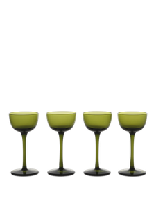 Host Liqueur Glasses - Set of 4 - Moss Green - Accessories by Ferm Living