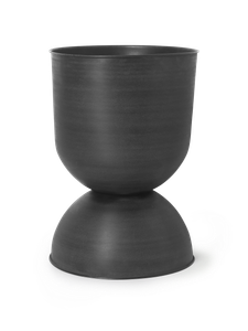 Hourglass Pot - Large - Black - Accessories by Ferm Living