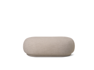 Rico Ottoman - Bouclé - Sand - Pouf by Ferm Living