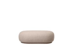 Rico Ottoman - Soft Bouclé - Natural - Pouf by Ferm Living