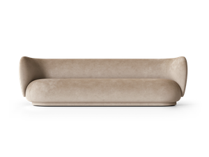 Rico Sofa 4-seater - Faded Velvet - Sand - Sofa by Ferm Living
