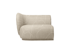 Rico Sofa Armrest Left - Can Lis - Sand/Off-White - Sofa by Ferm Living