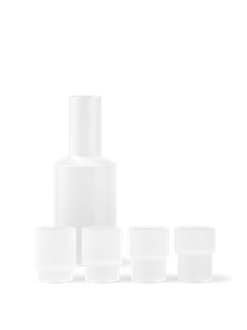 Ripple Glasses - Set of 4 & Carafe Gift Set - Frosted - Furniture accessories by Ferm Living