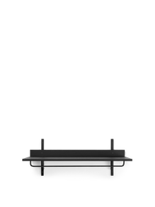 Sector Rack Shelf - Black Ash/Black Brass - Cabinet by Ferm Living