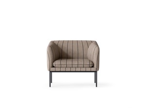 Turn 1-Seater - Pasadena - Sand/Black - Armchair by Ferm Living