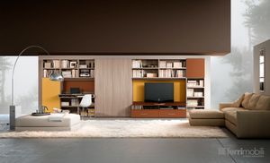 Libreria su misura - modello 73D - Table by Ferrimobili