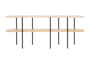 Sonia shelving system - low - Oak - Cabinet by Fest Amsterdam