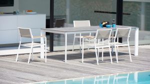 ALFA - Tavolo da esterno allungabile in HPL - Table by Fiam srl