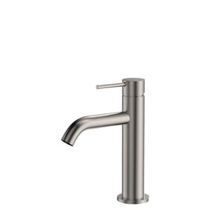 Kaya Basin Mixer, Brushed Nickel - Washbasin by Fienza
