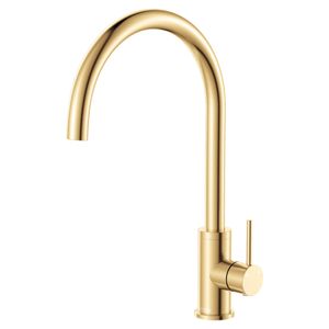 Kaya Sink Mixer, Urban Brass - Kitchen Sink by Fienza