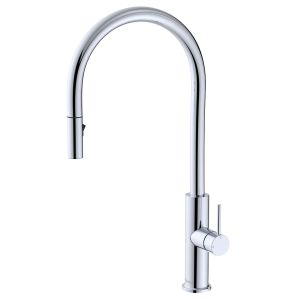 Kaya Pull-Out Sink Mixer, Chrome - Kitchen Sink by Fienza