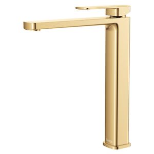Tono Tall Basin Mixer, Urban Brass - Washbasin by Fienza