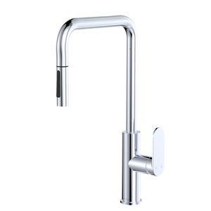 Empire Slim Pull-Out Sink Mixer, Chrome - Kitchen Sink by Fienza