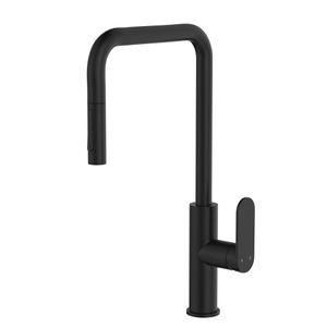 Empire Slim Pull-Out Sink Mixer, Matte Black - Kitchen Sink by Fienza