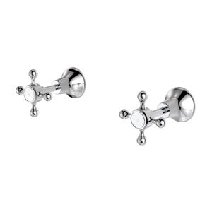 Lillian Wall Top Assemblies, Chrome - Tap by Fienza