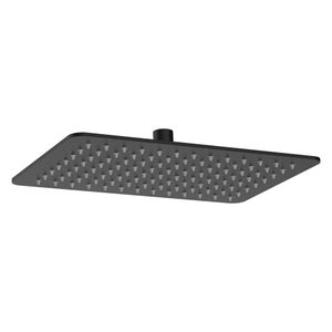 Koko Rectangular Shower Head, Matte Black - Shower by Fienza