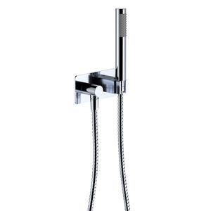 Isabella Hand Shower, Rectangular Plate, Chrome - Shower by Fienza