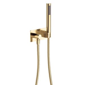 Isabella Hand Shower, Rectangular Plate, Urban Brass - Shower by Fienza