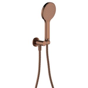Kaya Hand Shower, Round Plate, Brushed Copper - Shower by Fienza