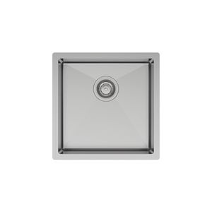 Hana 32L Single Kitchen Sink, Stainless Steel - Kitchen Sink by Fienza