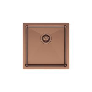 Hana 32L Single Kitchen Sink, Brushed Copper - Kitchen Sink by Fienza