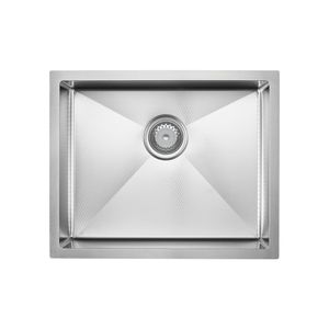 Hana Anti-Scratch 40L Single Kitchen Sink, Stainless Steel - Kitchen Sink by Fienza