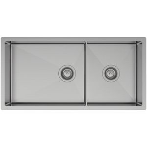 Hana 40L/27L Double Kitchen Sink - Kitchen Sink by Fienza