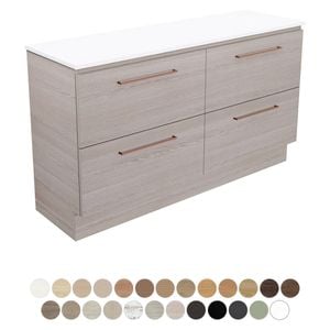 Carmen All Drawer 1500 Single Bowl Floor Standing Vanity - Washbasin cabinet by Fienza