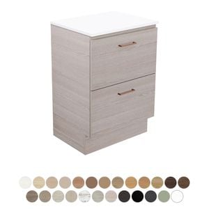 Carmen All Drawer 600 Floor Standing Vanity - Washbasin cabinet by Fienza