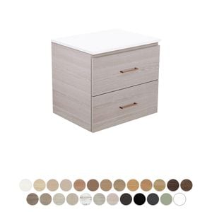 Carmen All Drawer 600 Wall Hung Vanity - Washbasin cabinet by Fienza