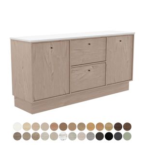 Cierra 1800 Double Bowl Floor Standing Vanity - Washbasin cabinet by Fienza