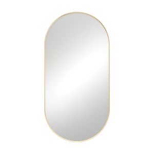 Empire Urban Brass Framed Mirror, 600 x 1200mm - Accessories by Fienza