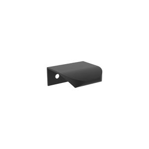 Edge 40mm Curved Pull Handle, Matte Black - Washbasin cabinet by Fienza