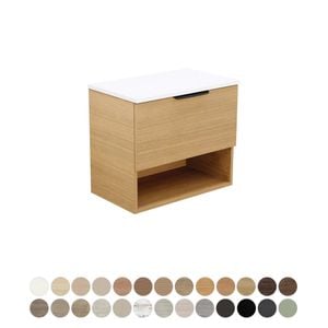 Kassi Ensuite 600 Wall Hung Vanity - Washbasin cabinet by Fienza