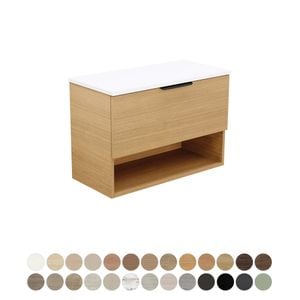 Kassi Ensuite 750 Wall Hung Vanity - Washbasin cabinet by Fienza