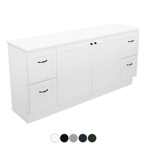 Newport Door & Drawer 1800 Double Bowl Floor Standing Vanity - Washbasin cabinet by Fienza