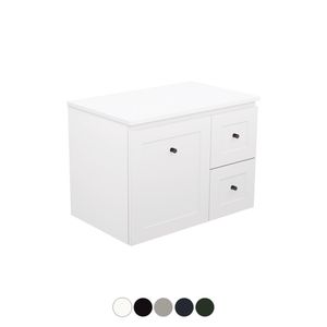 Newport Door & Drawer 750 Wall Hung Vanity - Washbasin cabinet by Fienza