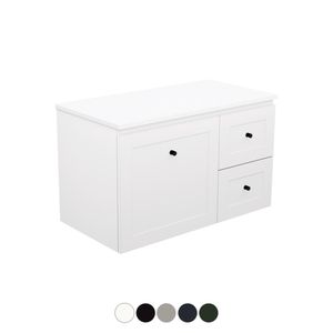Newport Door & Drawer 900 Wall HungVanity - Washbasin cabinet by Fienza