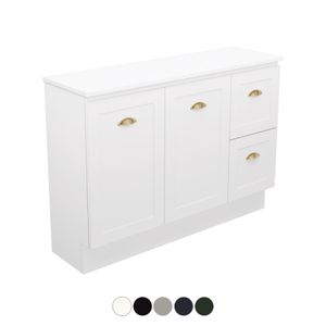 Newport Ensuite Door & Drawer 1200 Floor Standing Vanity - Washbasin cabinet by Fienza