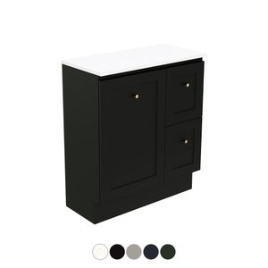 Newport Ensuite Door & Drawer 750 Floor Standing Vanity - Washbasin cabinet by Fienza