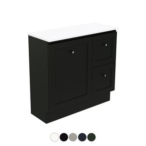 Newport Ensuite Door & Drawer 900 Floor Standing Vanity - Washbasin cabinet by Fienza
