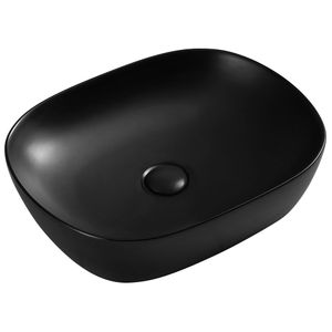Koko 465 Matte Black Above Counter Basin - Washbasin by Fienza