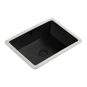 Koko Undermount Basin, Matte Black - Washbasin by Fienza