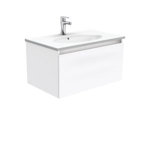 Rotondo Manu 750 Wall-Hung Vanity - Washbasin cabinet by Fienza