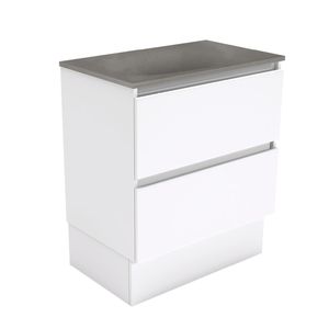 Satori Quest 750 Wall-Hung Vanity On Kick - Washbasin cabinet by Fienza