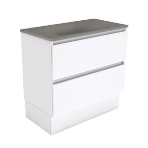Satori Quest 900 Wall-Hung Vanity On Kick - Washbasin cabinet by Fienza