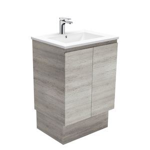 Dolce Edge Industrial 600 Vanity On Kickboard - Washbasin cabinet by Fienza