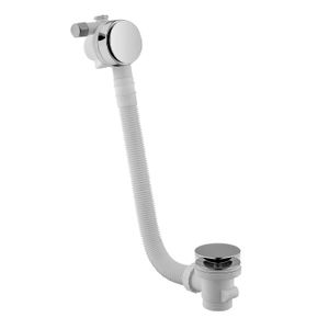 click clack bath waste with plastic flexible tube with diverter F2003ER - Sanitary accessories by FIMA Carlo Frattini