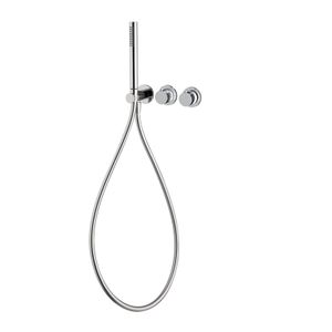 Thermostatic bath and shower mixer for concealed installation 2 outlets with shower set Spillo Tech F3049TWX9 - Shower by FIMA Carlo Frattini