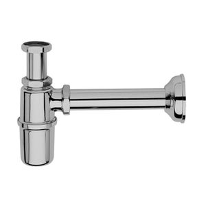 Bottle-shaped siphon 1” 1/4 for washbasin,without drain, pipe cm 24 and brass washer F400 - Sanitary accessories by FIMA Carlo Frattini